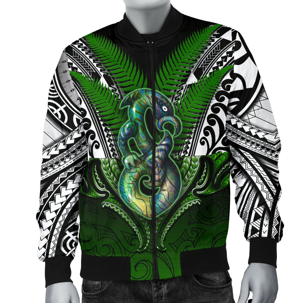 manaia-mythology-men-bomber-jacket-silver-fern-maori-tattoo