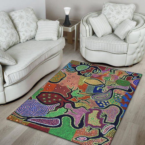area-rug-aboriginal-dot-art-painting-with-australia-animal
