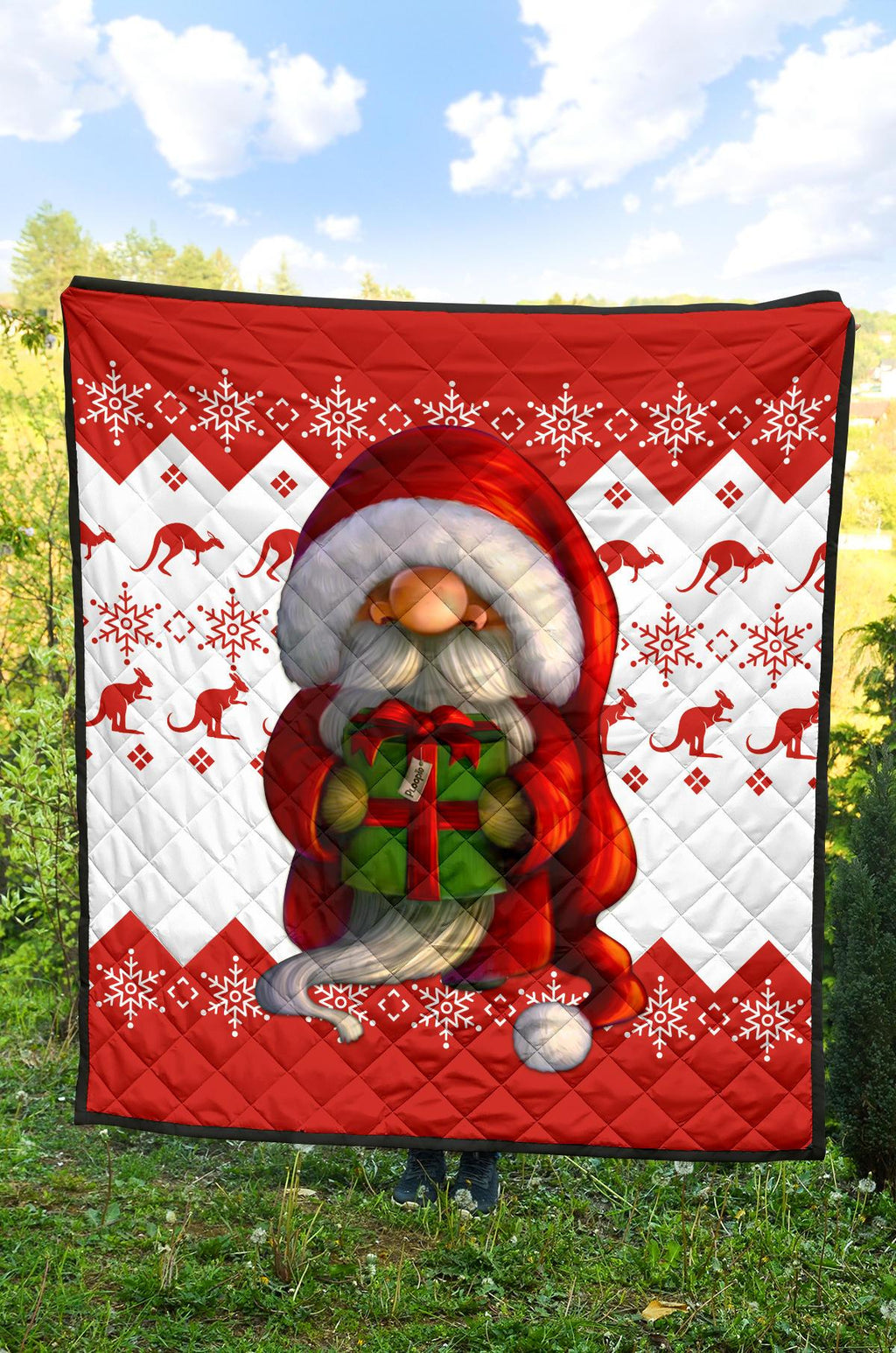 christmas-premium-quilts-christmas-gnome-coverlets-snowflakes