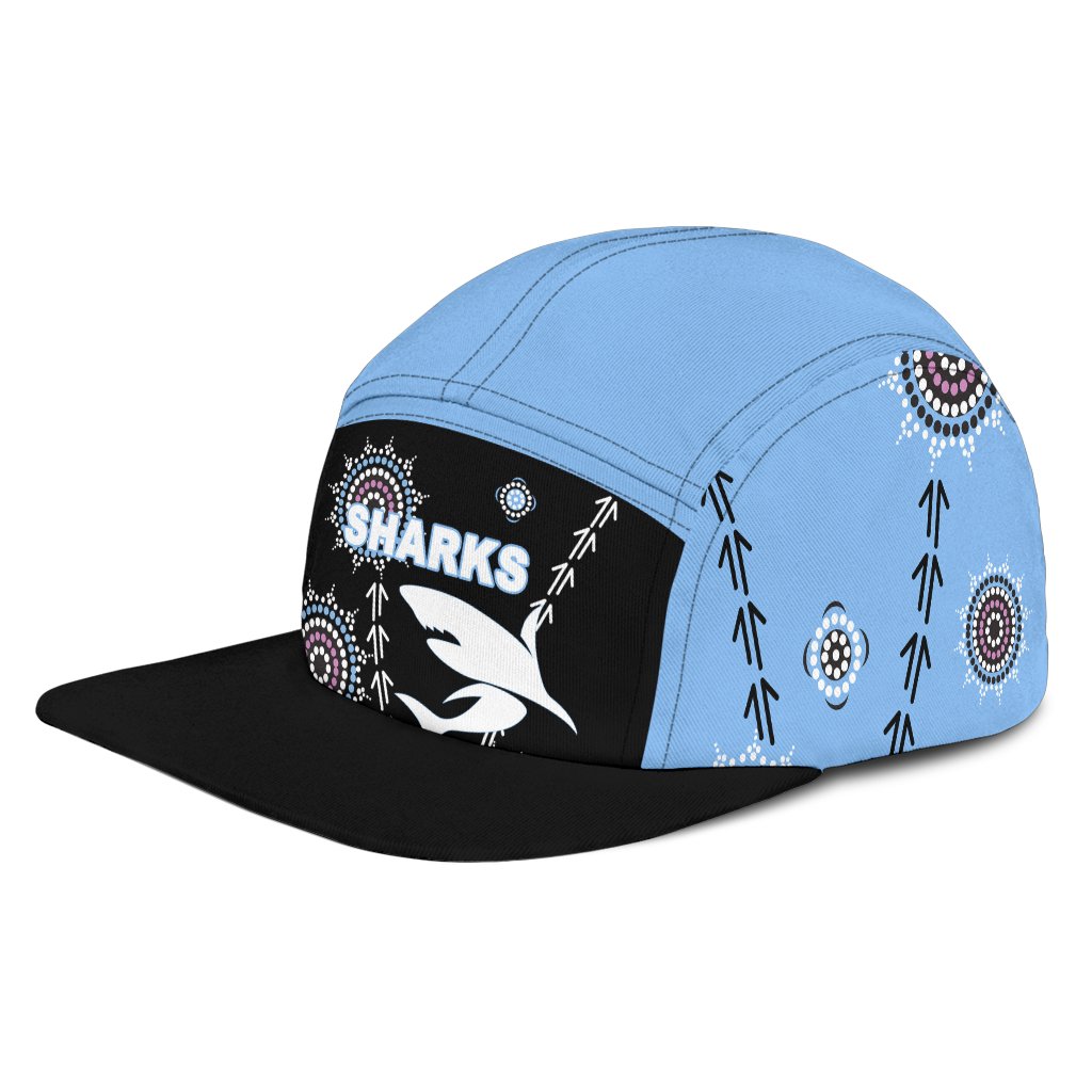 cronulla-hat-sharks-simple-indigenous-black