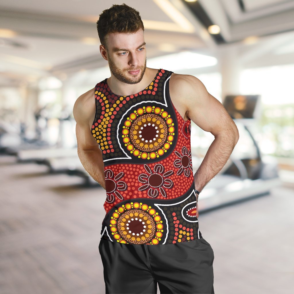 aboriginal-mens-tank-top-indigenous-circle-dot-painting-style-1