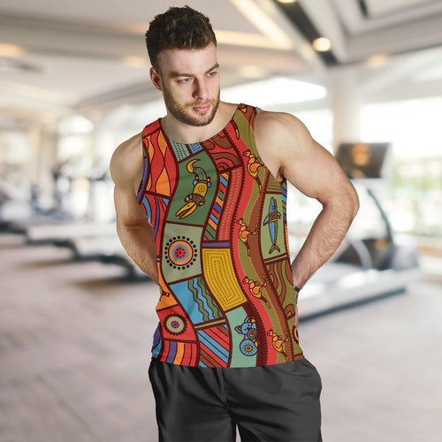mens-tank-top-aboriginal-art-with-animals