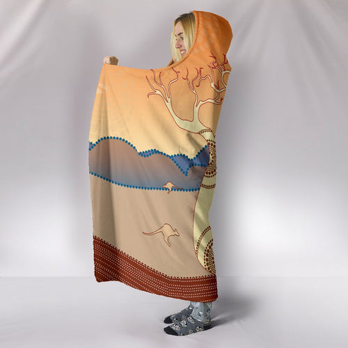 aboriginal-hooded-blanket-tree-uluru-patterns-kangaroo-circle-dot-painting