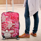 aboriginal-luggage-covers-sea-turtle-with-indigenous-patterns-pink