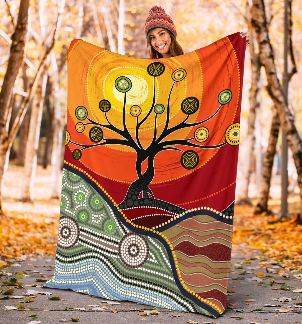 premium-blanket-australian-aboriginal-tree