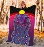 premium-blanket-aboriginal-sublimation-dot-pattern-style-violet
