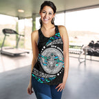 Maori New Zealand Women's Racerback Tank Hei Tiki Sport Style - Vibe Hoodie