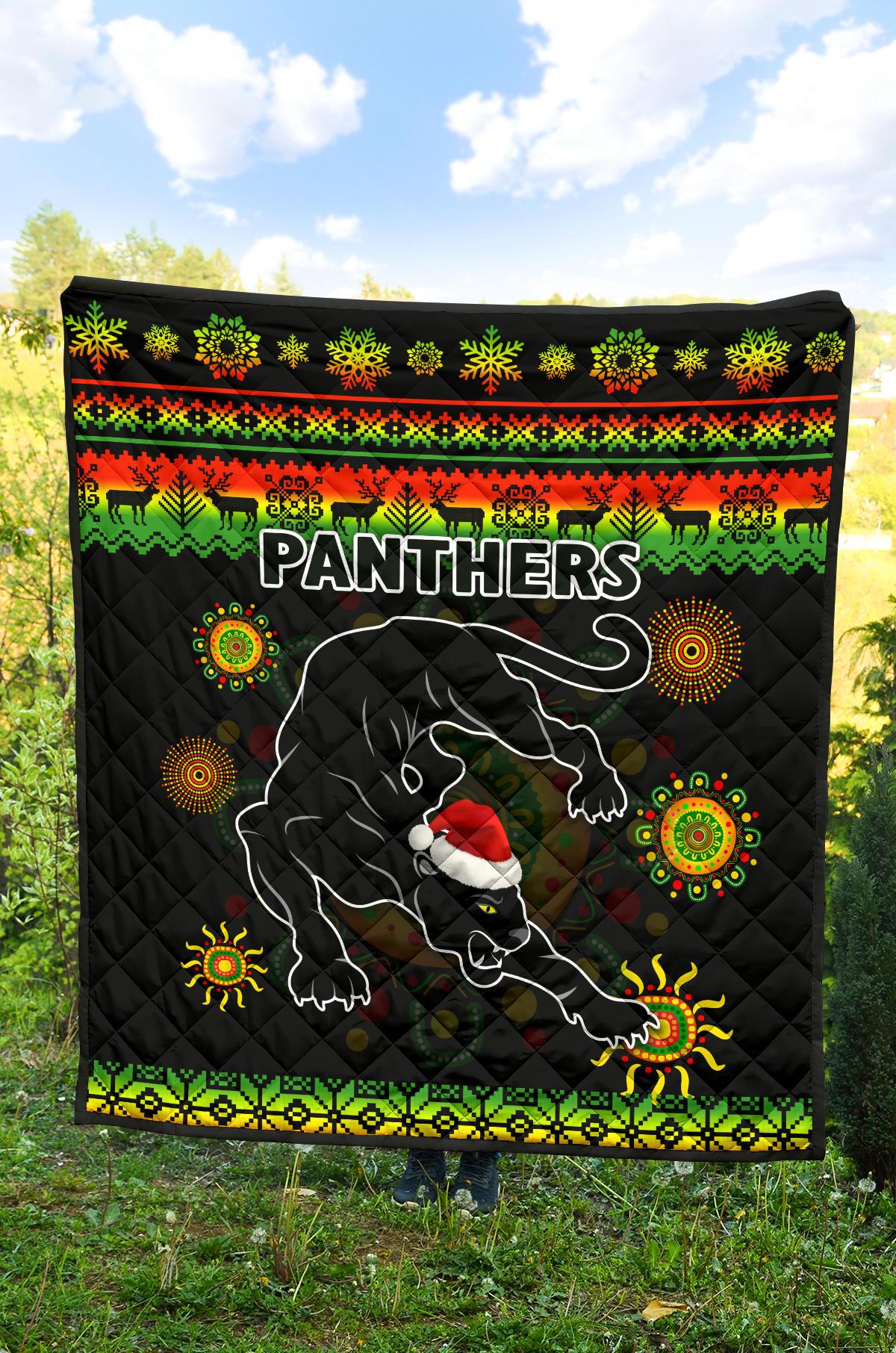 penrith-panthers-christmas-premium-quilt-indigenous