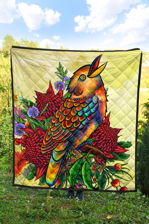 premium-quilt-australia-kookaburra-with-waratah