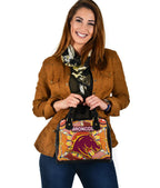 Brisbane Shoulder Handbag Broncos Indigenous Warm Vibes - Vibe Hoodie