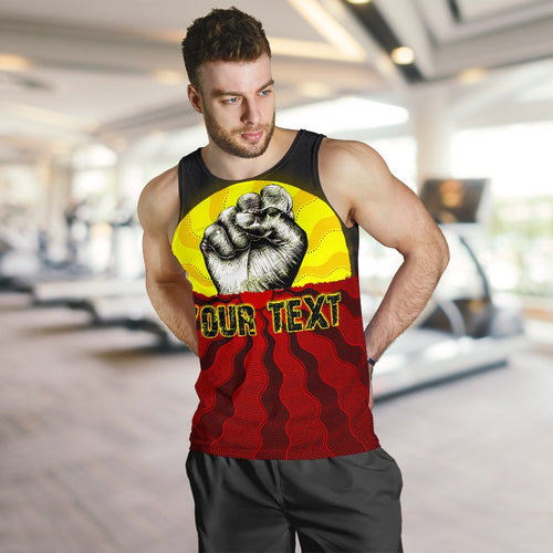 custom-aboriginal-mens-tank-top-black-lives-matter-sun-dot-painting