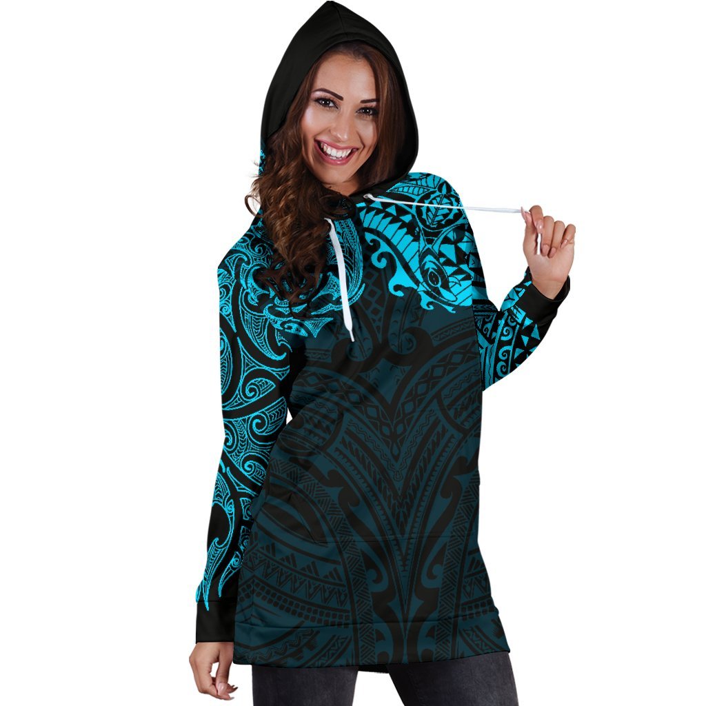 new-zealand-womens-hoodie-dress-maori-polynesian-tattoo-blue