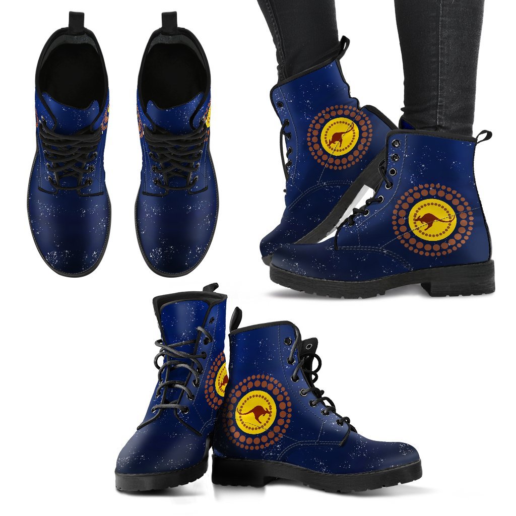 1staustralia-leather-boots-kangaroo-on-the-sun