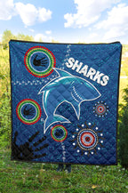naidoc-sharks-premium-quilt-cronulla-aboriginal-style