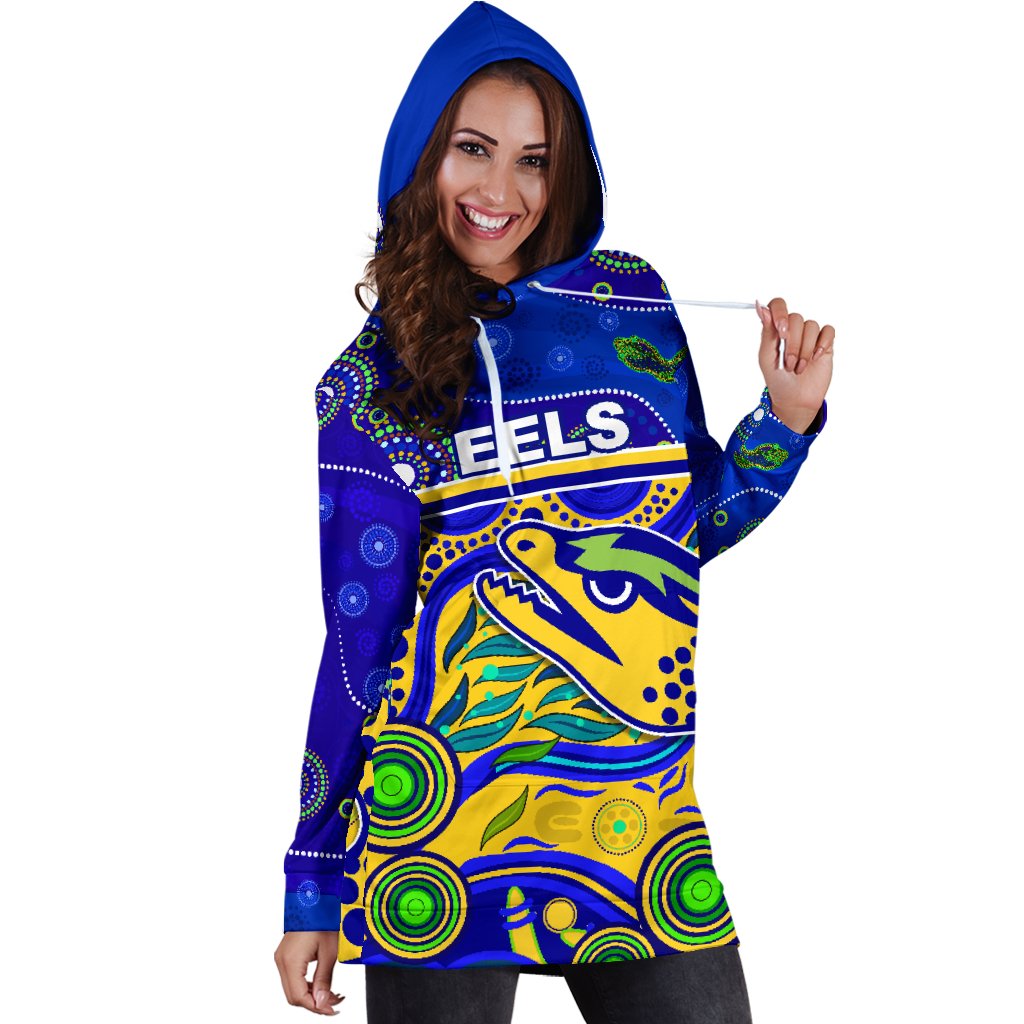 eels-indigenous-special-women-hoodie-dress-version-gold