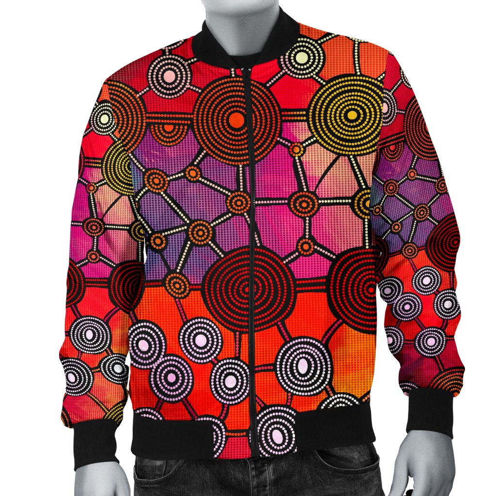 bomber-jacket-aboriginal-pattern-jacket-circle-art-men