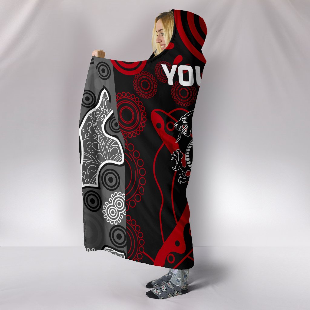 custom-personalised-dragons-hooded-blanket-st-george-aboriginal-1