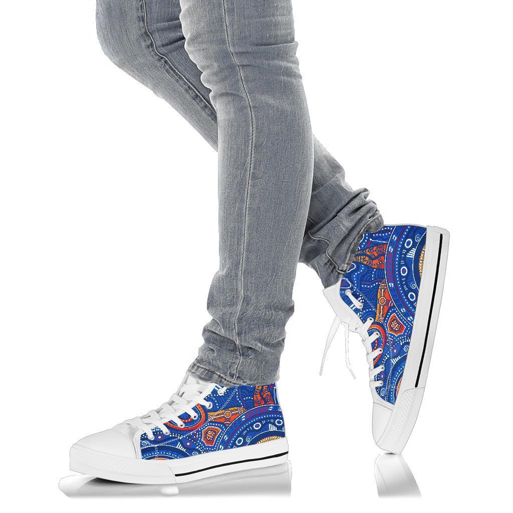 aboriginal-high-top-shoe-indigenous-footprint-patterns-blue-color