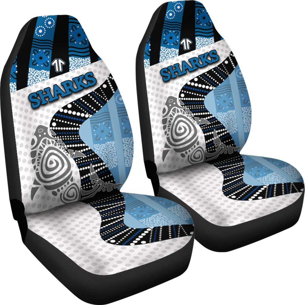 sharks-car-seat-cover
