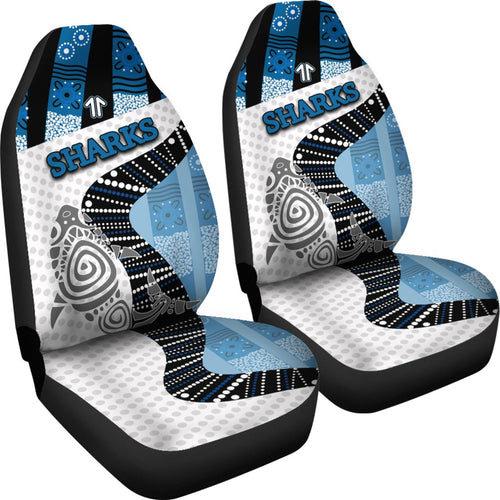 sharks-car-seat-cover