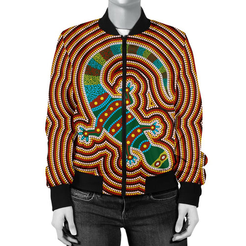 aboriginal-womens-bomber-jacket-lizard-dot-painting-patterns
