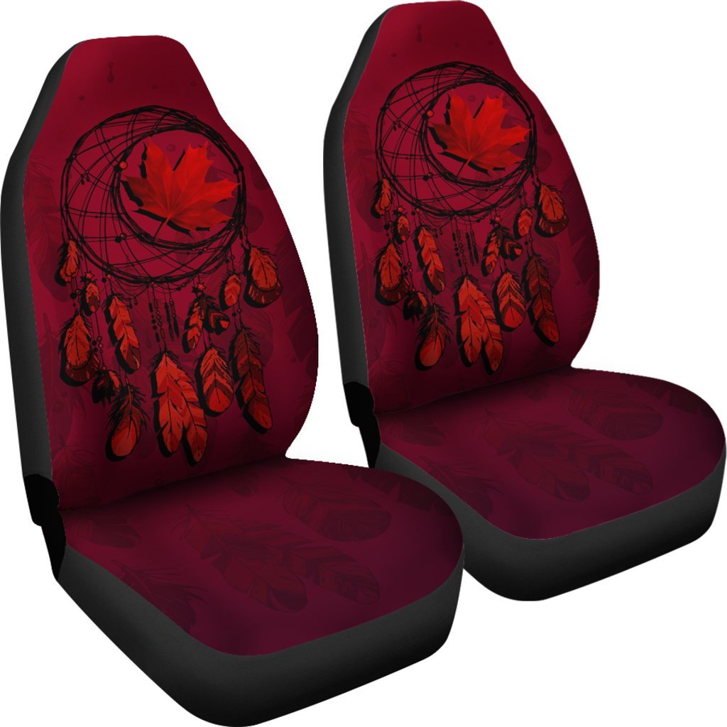 canada-maple-leaf-dreamcatcher-car-seat-covers