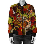 aboriginal-womens-bomber-jacket-kangaroo-and-lizard-dot-painting-art