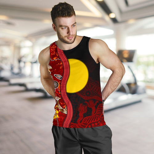 aboriginal-mens-tank-top-red-indigenous-flag