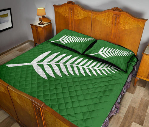 new-zealand-flag-silver-fern-green-quilt-bedding-sets