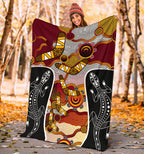 premium-blanket-aboriginal-dot-painting-lizard-blanket