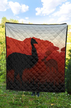 premium-quilt-australian-nature-with-emu-and-kangaroo