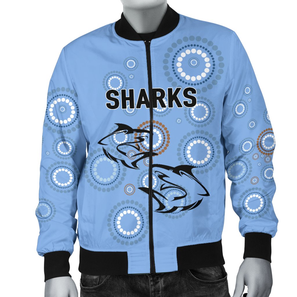 cronulla-sutherland-mens-bomber-jacket-sharks-anzac-day-unique-indigenous-3