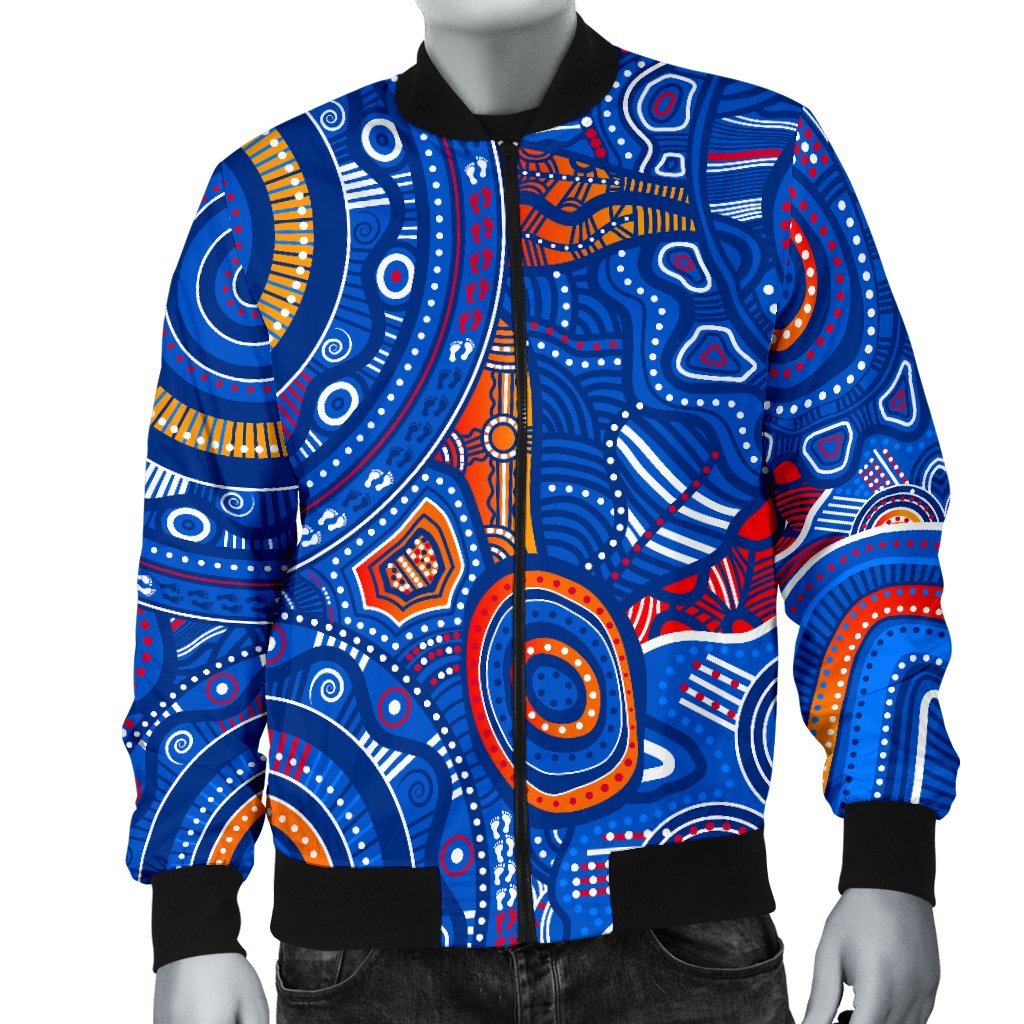 aboriginal-mens-bomber-jacket-indigenous-footprint-patterns-blue-color