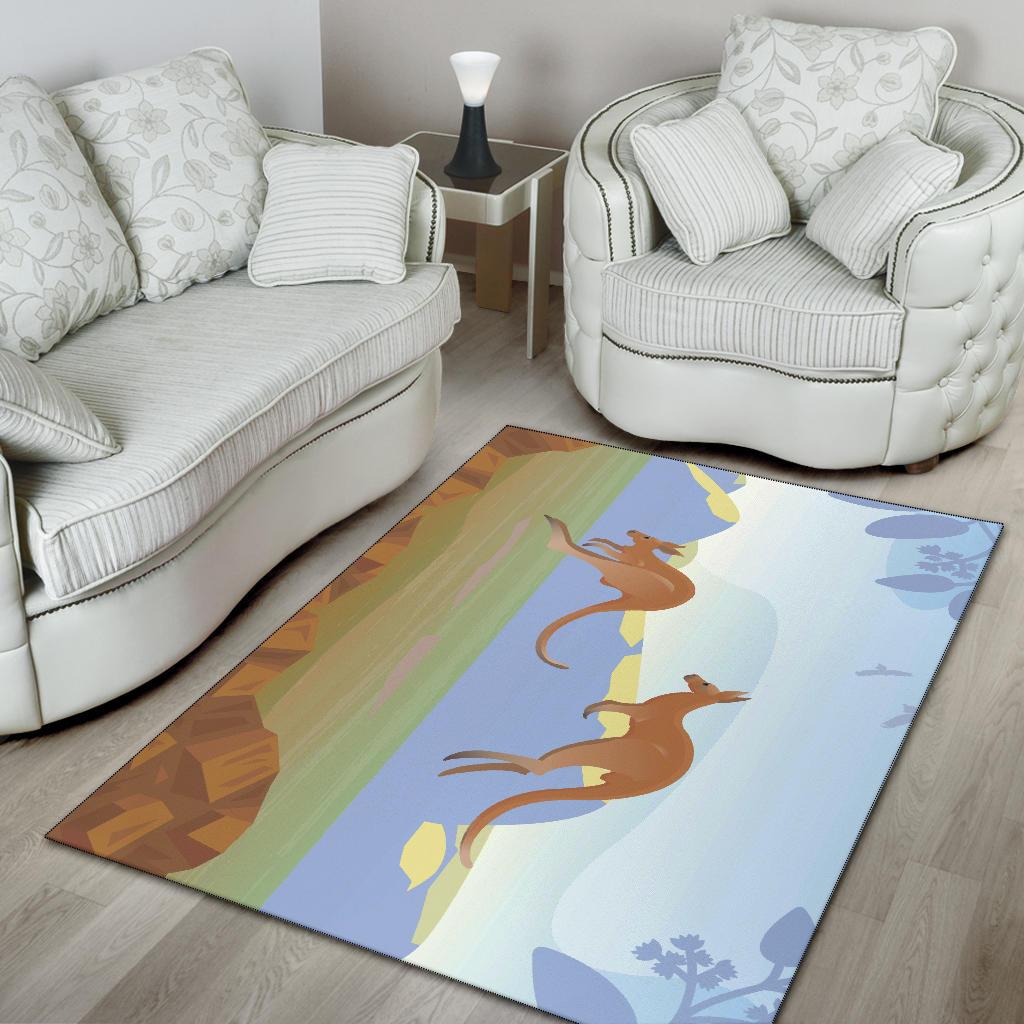 area-rug-kangaroo-rug-landscape-art-painting-ver01