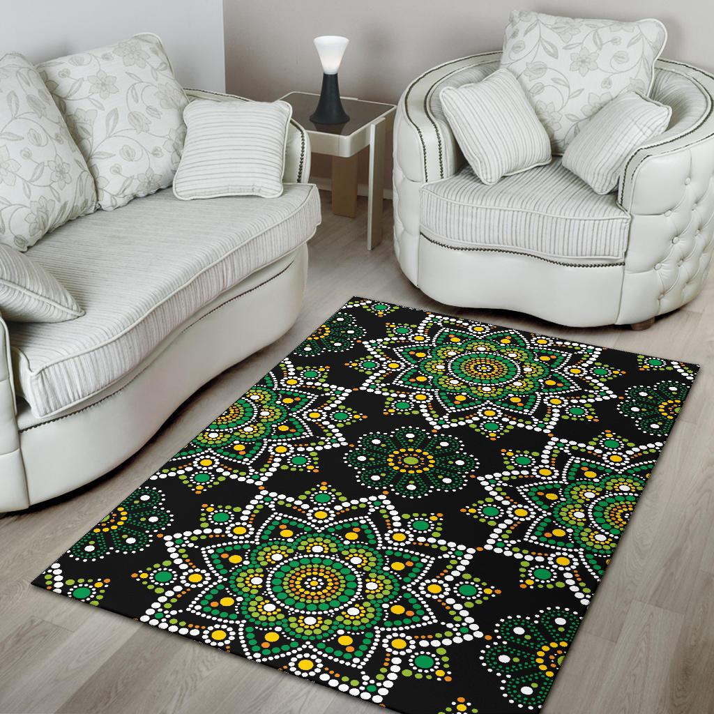 area-rug-aboriginal-dot-painting-rug-mandala