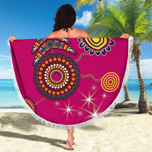 sydney-beach-blanket-sixers-indigenous-magenta