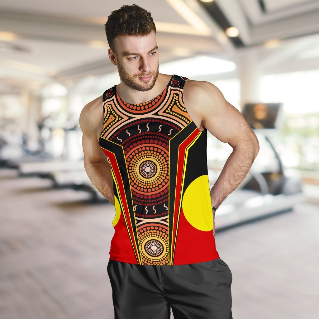 mens-tank-top-aboriginal-with-dot-painting-art