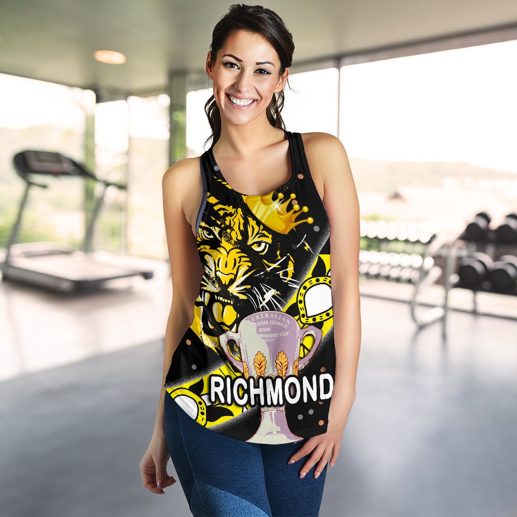 Richmond Premier Women Racerback Tank Tigers Dotted - Vibe Hoodie