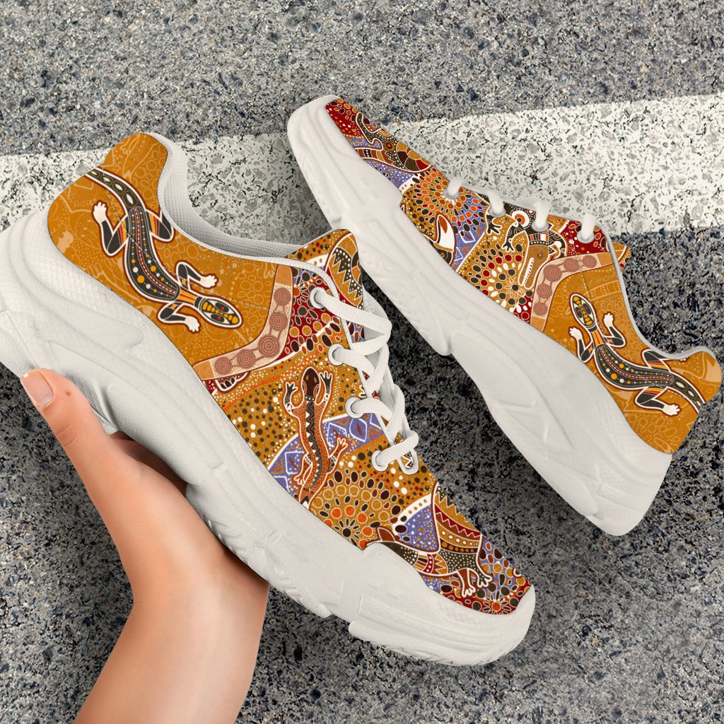 aboriginal-sneakers-lizard-boomerang-patterns-koala-kangaroo-chunky-shoes