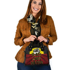 Shoulder Handbag, Aboriginal Black Lives Matter Sun Dot Painting - Vibe Hoodie