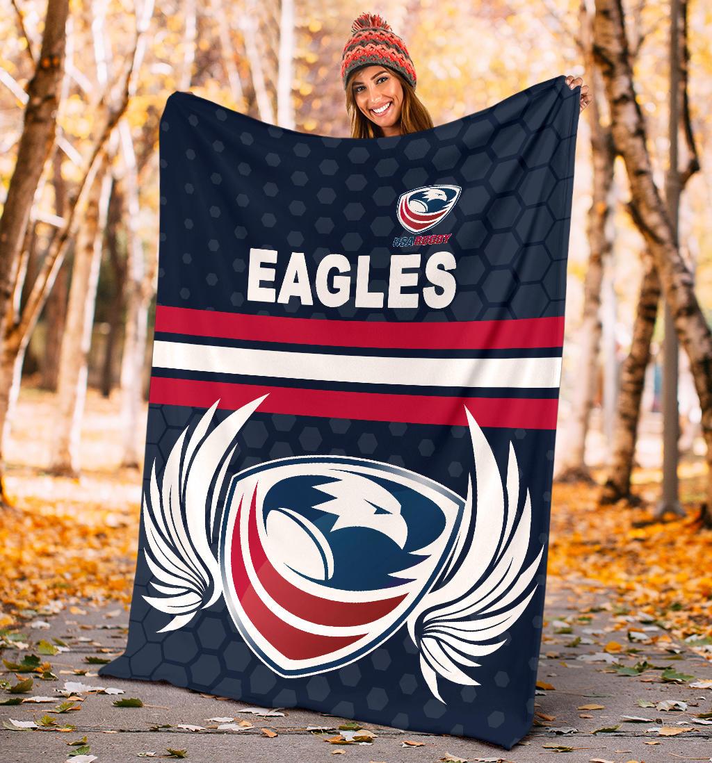 usa-rugby-premium-blanket-eagles-simple-style-full-navy