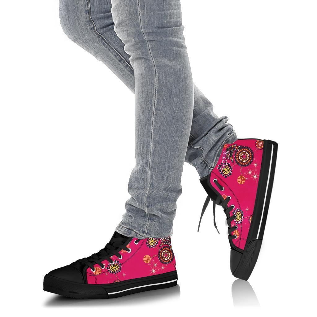 sydney-high-top-shoe-sixers-indigenous-magenta