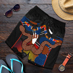 aboriginal-mens-shorts-australian-boomerang-and-snake-indigenous-art