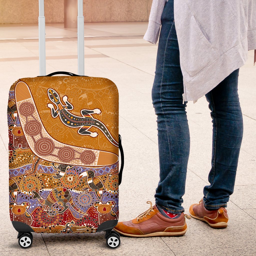 luggage-cover-aboriginal-patterns-suitcase-boomerang-lizard