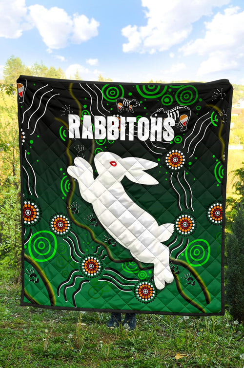 rabbitohs-premium-quilt-simple-indigenous
