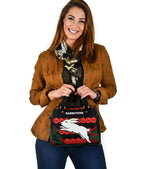 South Sydney Rabbitohs Shoulder Handbag Anzac Day Poppy Flower Vibes - Vibe Hoodie