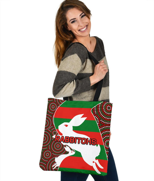 rabbitohs-tote-bag