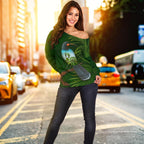 Huia Bird New Zealand Women's Off Shoulder Sweater - Vibe Hoodie