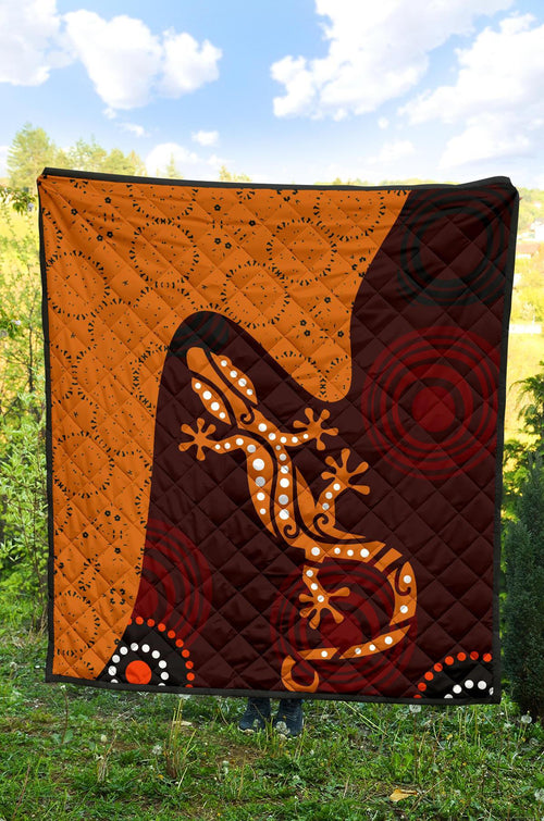 aboriginal-premium-quilt-lizard-in-aboriginal-dreaming