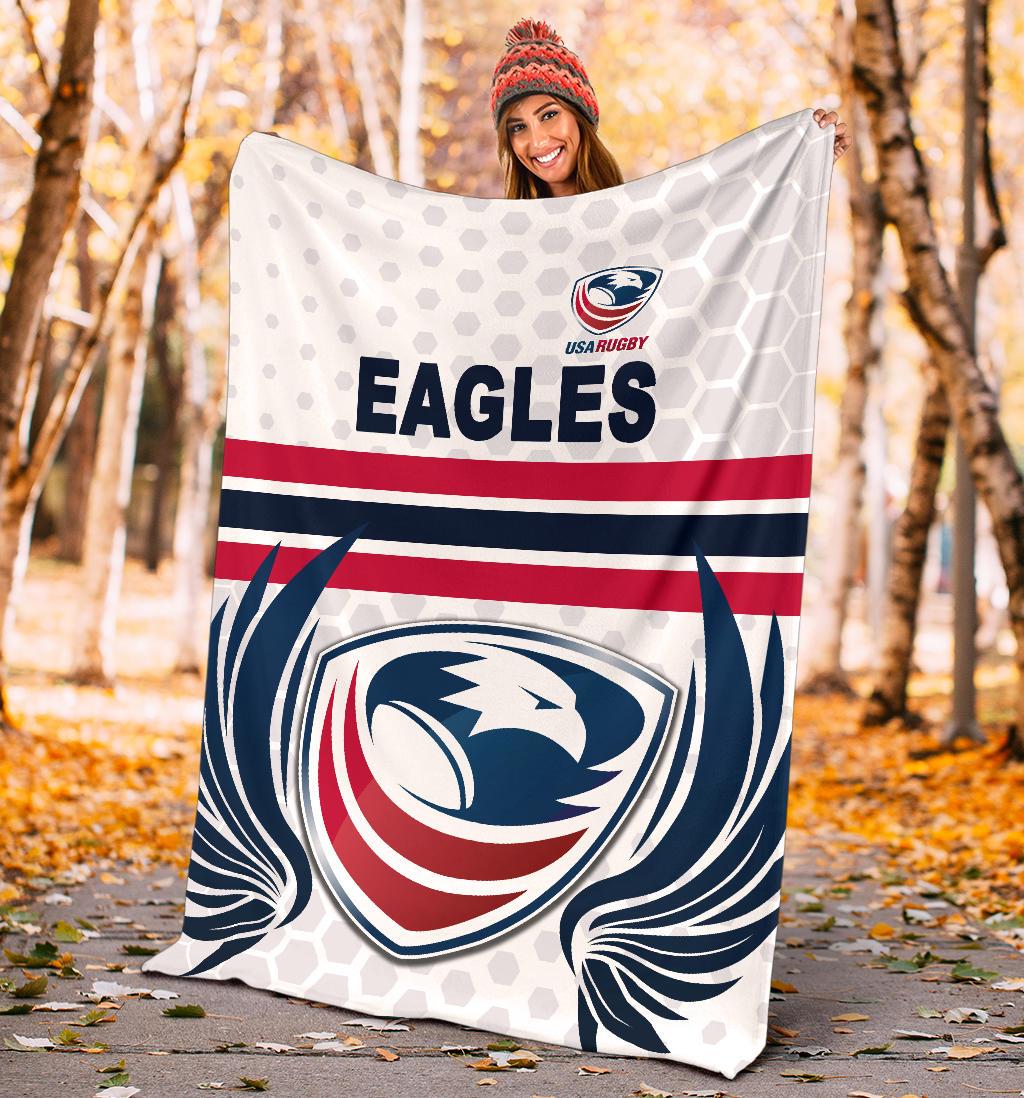 usa-rugby-premium-blanket-eagles-simple-style-white